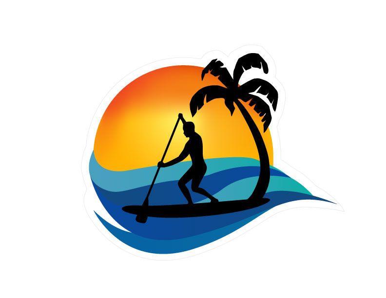 Paddleboard Logo - Entry #26 by mxrdecolor for Paddle Board Logo Needed | Freelancer