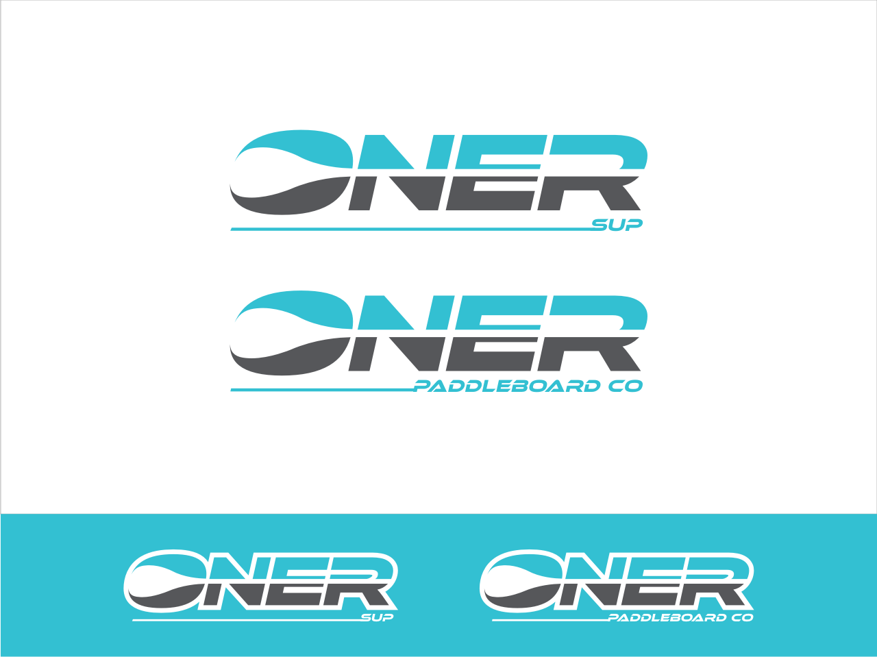 Paddleboard Logo - Logo Design. 'ONER / ONER SUP / ONER PADDLEBOARD CO' design