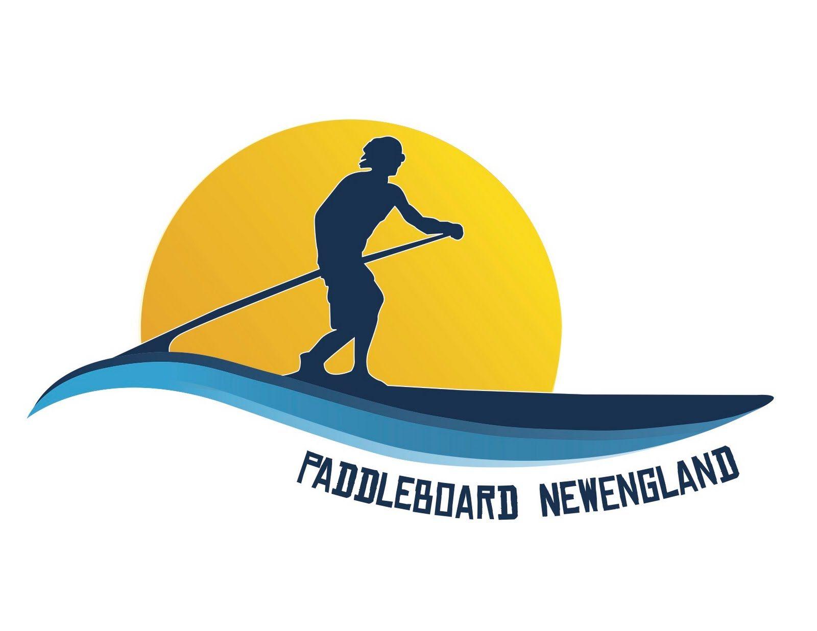 Paddleboard Logo - PaddleBoard NewEngland Logo. Hazel Eyes Studio