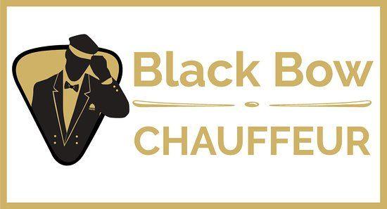 Chauffeur Logo - Black Bow Chauffeur Logo Horizontal of Black Bow Chauffeur
