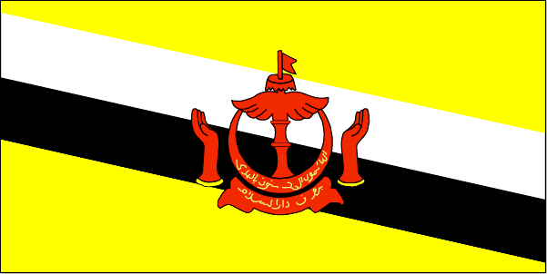 Brunei Logo - Brunei Flag and Description