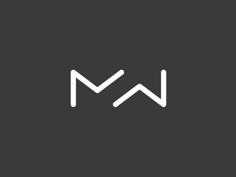 MW Logo - MW Monogram. Branding & Logos. Initials logo, Logos, Logos design