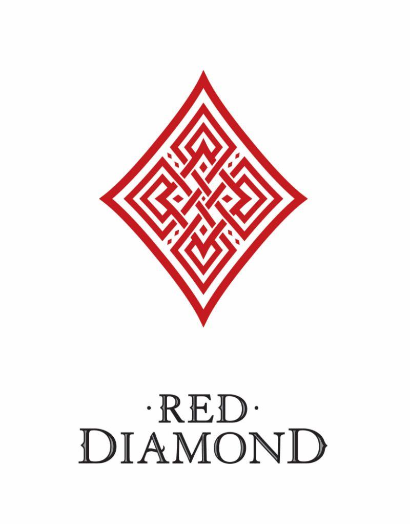 Red Diamond Logo - CF Napa Brand Design - Red Diamond Wine Logo & Packaging Design