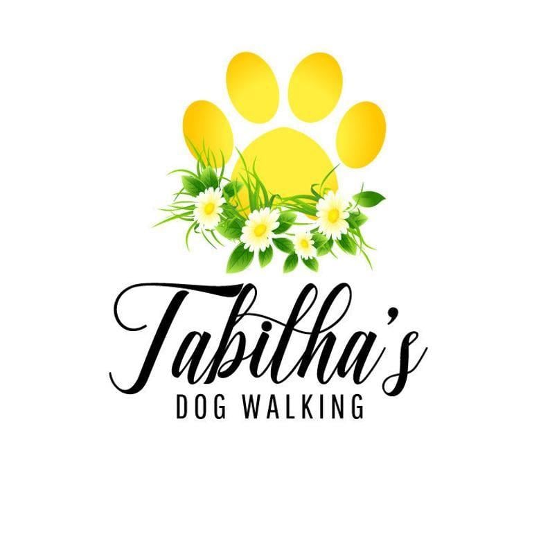 Daisies Logo - Paw Print Logo, Daisy Flower Logo, Pet Sitting Logo, Pet Sitter Logo, Grass Logo, Daisies Logo, Flowers Logo, Dog Sitter Logo, Dog Walker