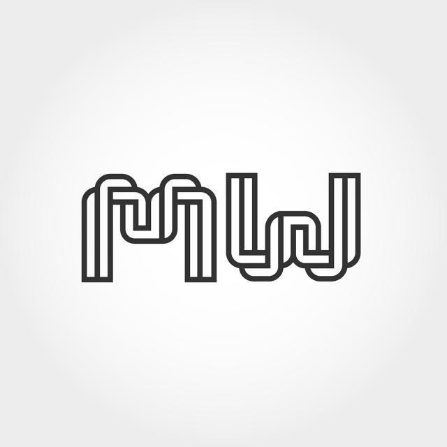 MW Logo - Initial Letter MW Logo Template Template for Free Download on Pngtree