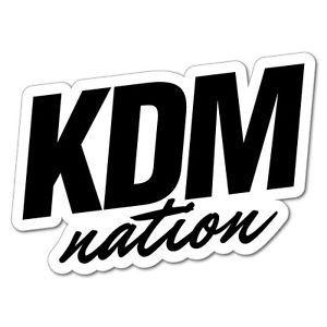 KDM Logo - KDM Nation Sticker Decal Vinyl For Hyundai Kia HP