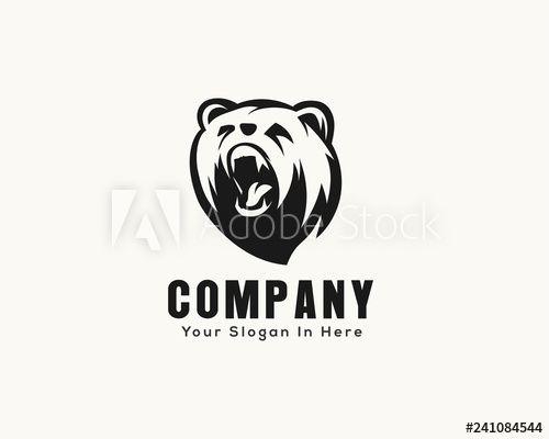 Anger Logo - Head roar bear anger logo design inspiration - Buy this stock vector ...