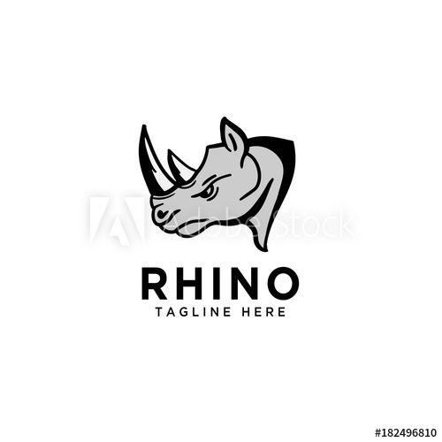 Anger Logo - Head anger rhino logo - Buy this stock vector and explore similar ...