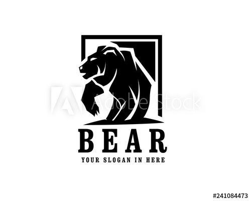 Anger Logo - walking bear with anger logo design inspiration - Buy this stock ...