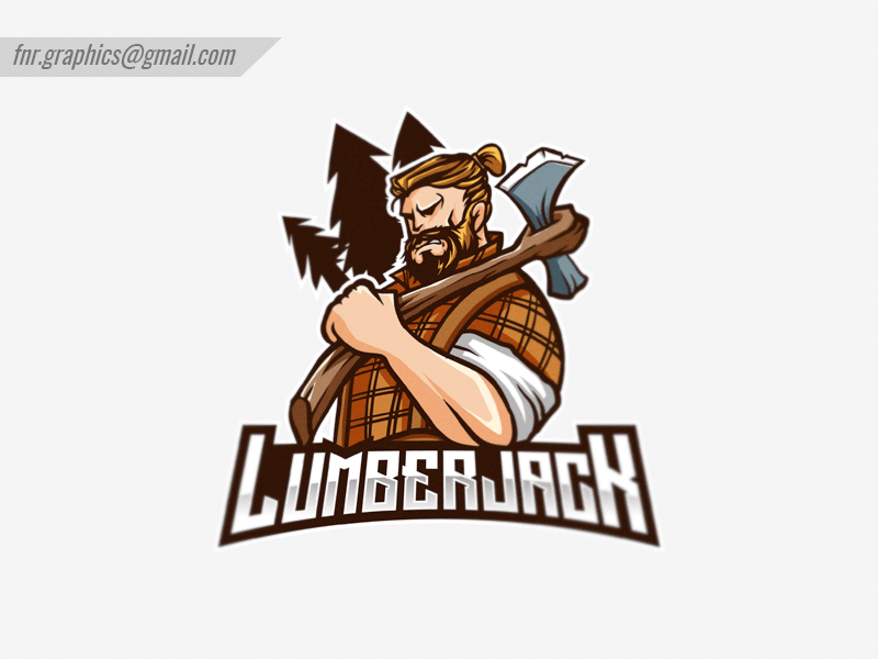 Lumberjack Logo - Lumberjack Mascot Logo by Fahrizal NR on Dribbble