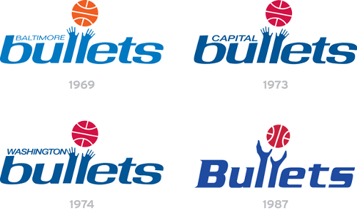 Bullets Logo - Know your NBA playoff team visual history, Wizards edition ...