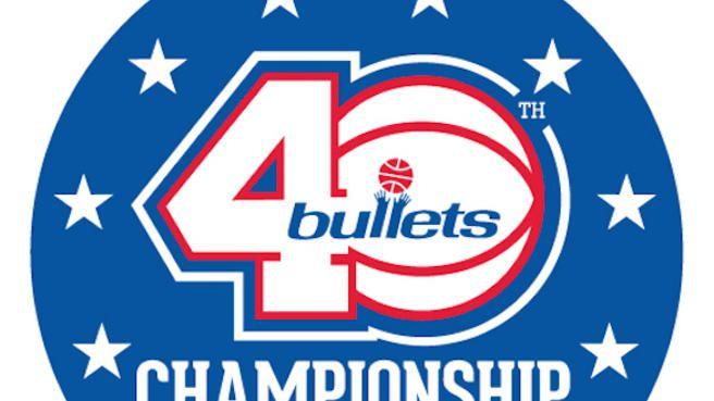 Bullets Logo - Wizards will honor 40th anniversary Bullets championship team. NBC