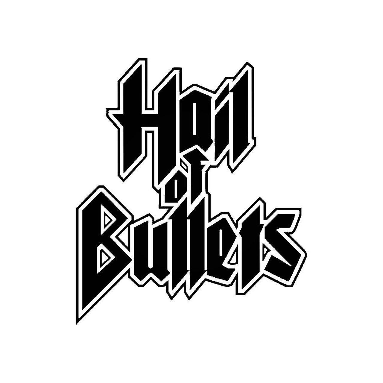 Bullets Logo - Hail Of Bullets Band Logo Vinyl Decal