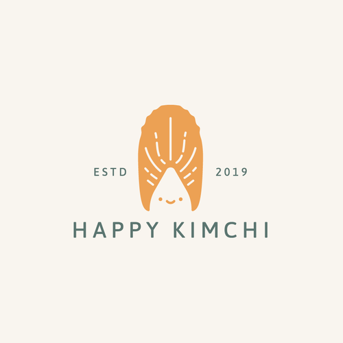 Kimchi Logo - Happy Kimchi Logo. Logo design contest