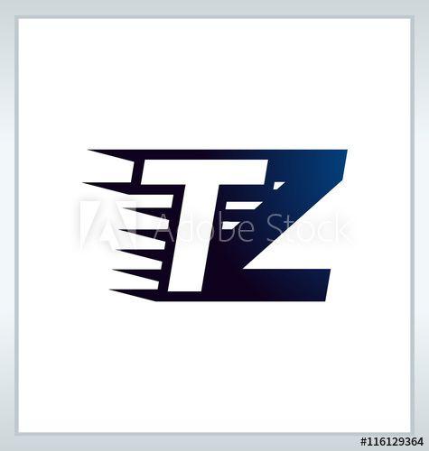 TZ Logo - TZ Two letter composition for initial, logo or signature - Buy this ...
