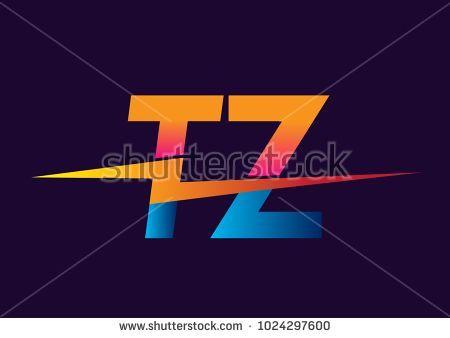 TZ Logo - Letter TZ logo with Lightning icon, letter combination Power Energy ...