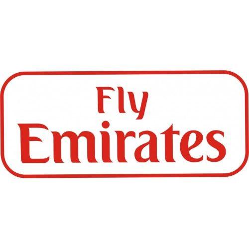 Emerates Logo - Fly Emirates Logo sticker, transparent, water proof