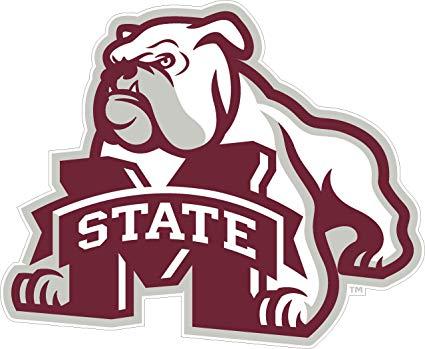 Mississippi Logo - Patch Collection Mississippi State Bulldogs Alternate Logo Perfect Cut  Decal 4 x 4 (Colored)