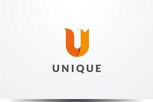 Unique U Logo - Unique - Letter U Logo ~ Logo Templates ~ Creative Market