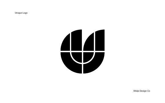 Unique U Logo - U is for Unique Logo Template ~ Logo Templates ~ Creative Market
