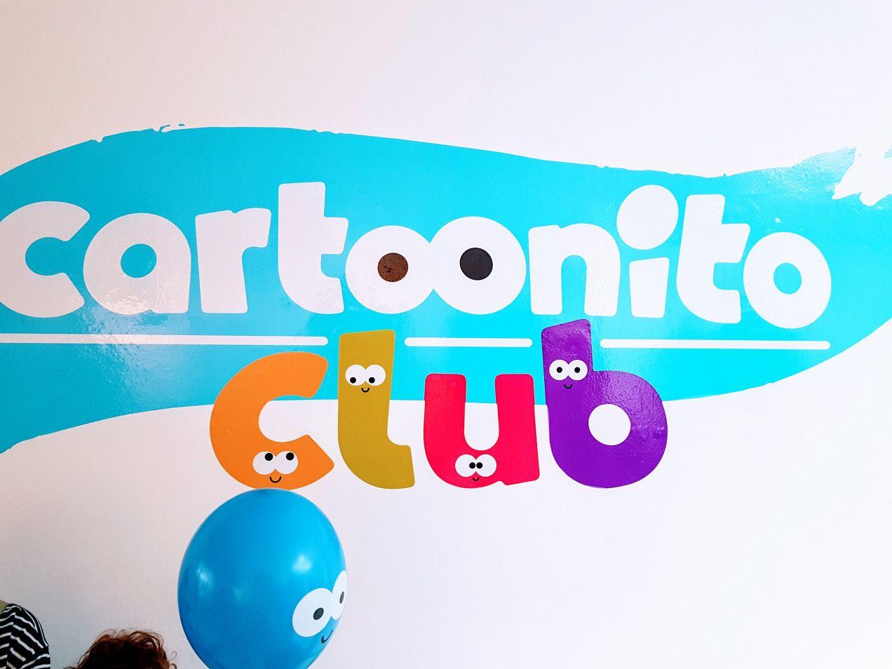 Cartoonito Logo - Drawing on walls and furniture at the Cartoonito Club launch!