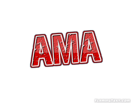 AMA Logo - Ama Logo | Free Name Design Tool from Flaming Text