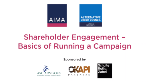 Aima Logo - Shareholder Engagement – Running a Successful Campaign