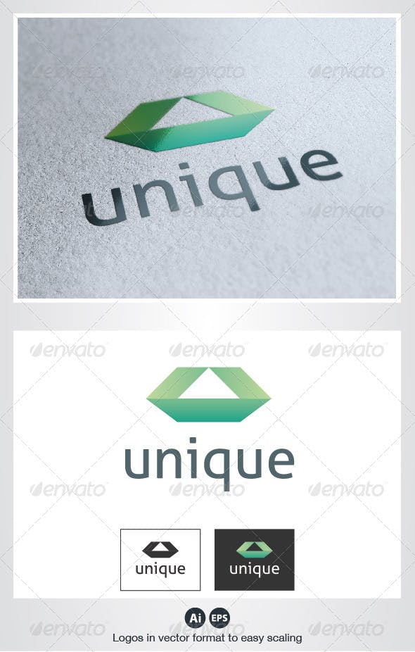 Unique U Logo - Unique U Letter Logo by Pixasquare | GraphicRiver