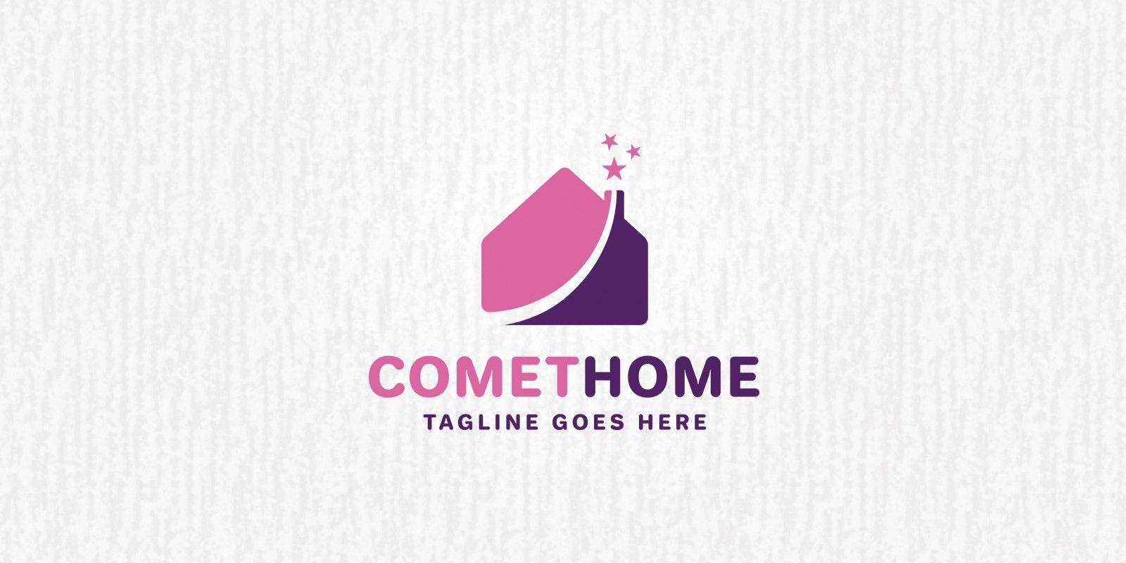 Comet Logo - Comet Home Logo Template