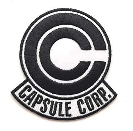 Capsule Logo - Dragon Ball Z Capsule Corp Patch ~ Official Licensed Dragon Ball Z Patch