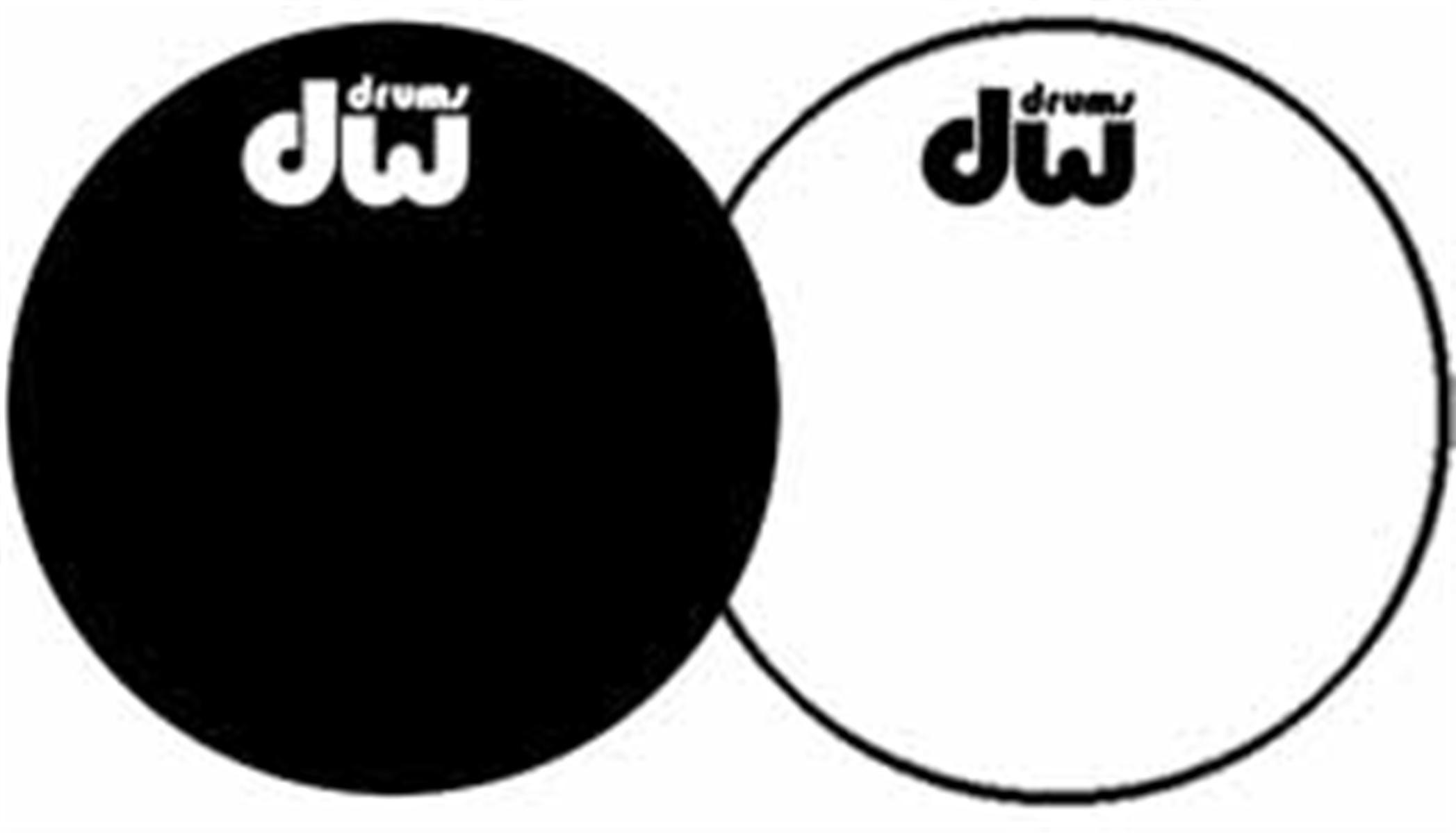 Drums Logo - DW Drum Workshop CW24K White 24