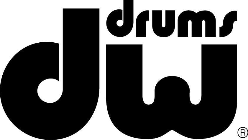 DW Logo - Details about DW PR40BD-BLK Official Logo for Bass Drum Head - Black