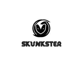 Skunk Logo - Skunkster Logo design Skunk giving shape of letter s