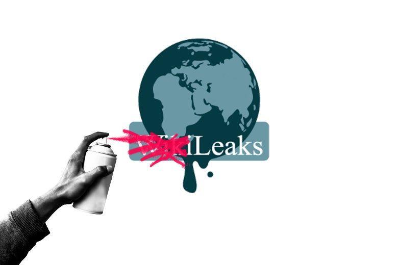 WikiLeaks Logo - WikiLeaks is not a wiki.