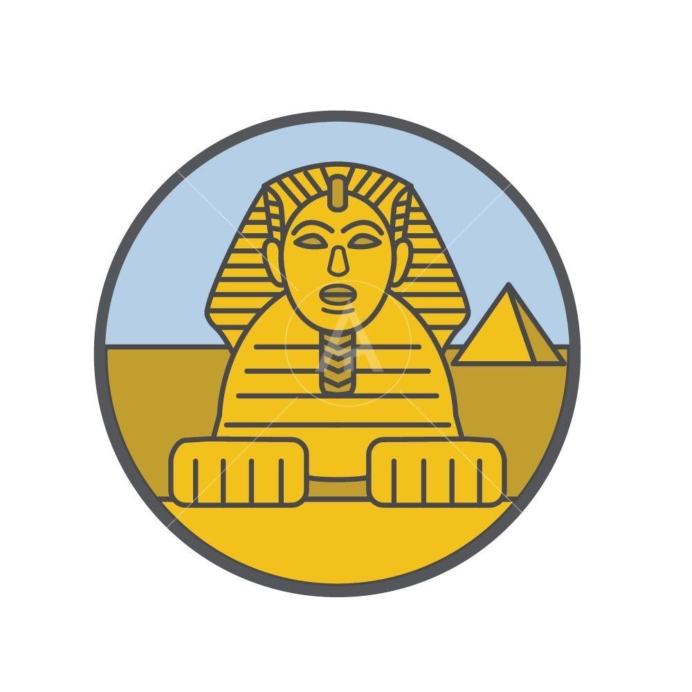 Sphinx Logo - Sphinx of Giza - newarta
