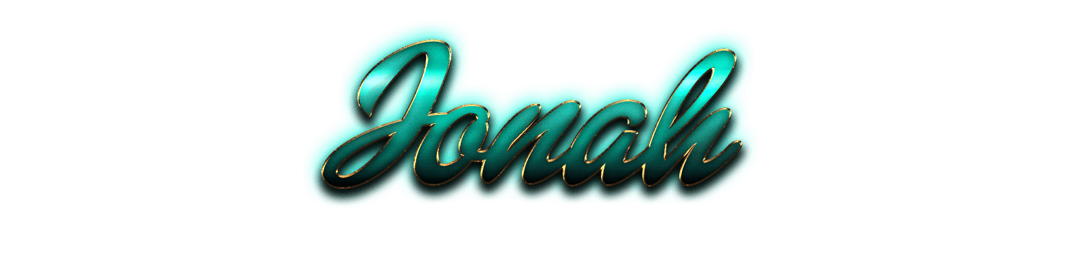 Jonah Logo - Jonah Name Logo PNG