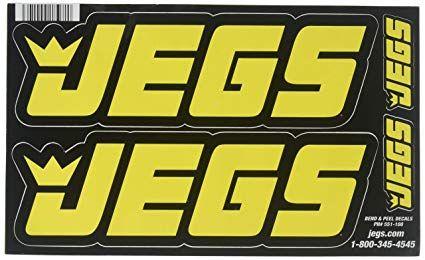 JEGS Logo - JEGS 100 JEGS Contingency Size Racing Decals Large: 2 3 4 Hx 8 3 4 W