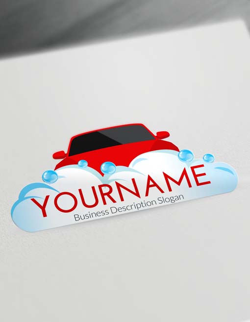 Wash Logo - Free Logo Creator - Online Car wash Logo Maker