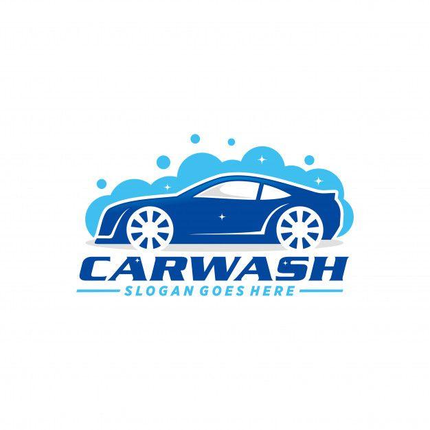 Wash Logo - Car wash logo template Vector | Premium Download