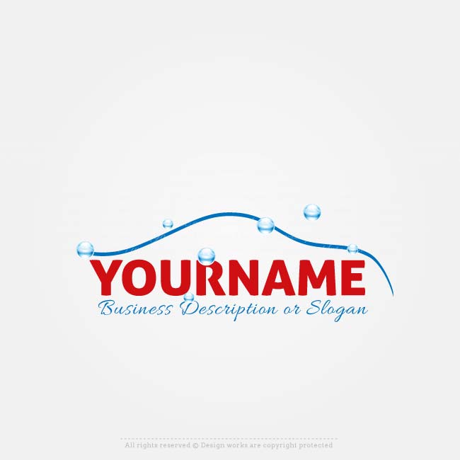 Wash Logo - Online Logos Store wash logo template
