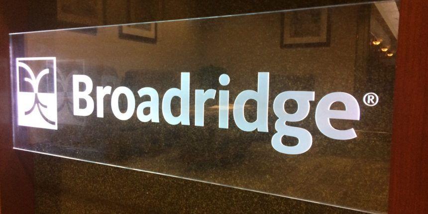 Broadridge Logo - Broadridge is Building a Global Blockchain for Stockholder Voting ...