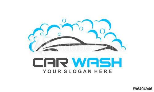 Wash Logo - car wash logo, modern car wash and professional automotive vector