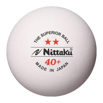 Nittaku Logo - Nittaku 2-Star Superior Poly Balls - Pack of 3 - Megaspin.net