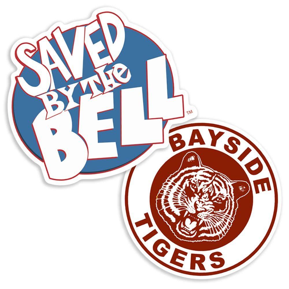 Bayside Logo - Popfunk Saved by The Bell Bayside Tigers and Logo Collectible Stickers