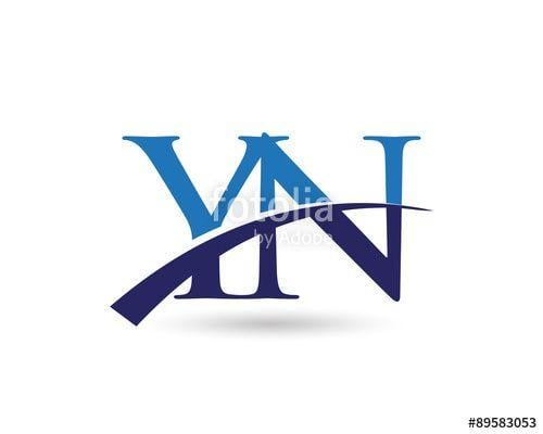 Yn Logo - YN Logo Letter Swoosh