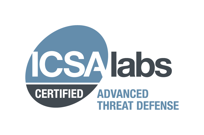 ICSA Logo - Fortinet Certified by ICSA for Advanced Threat Defense