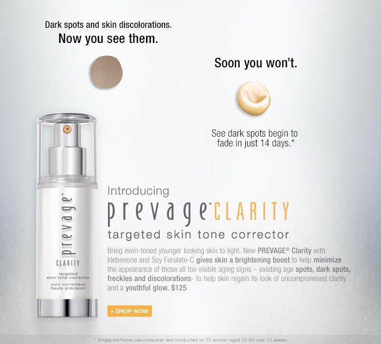 Prevage Logo - Review) Elizabeth Arden Debuts Prevage Clarity Skin Tone Corrector
