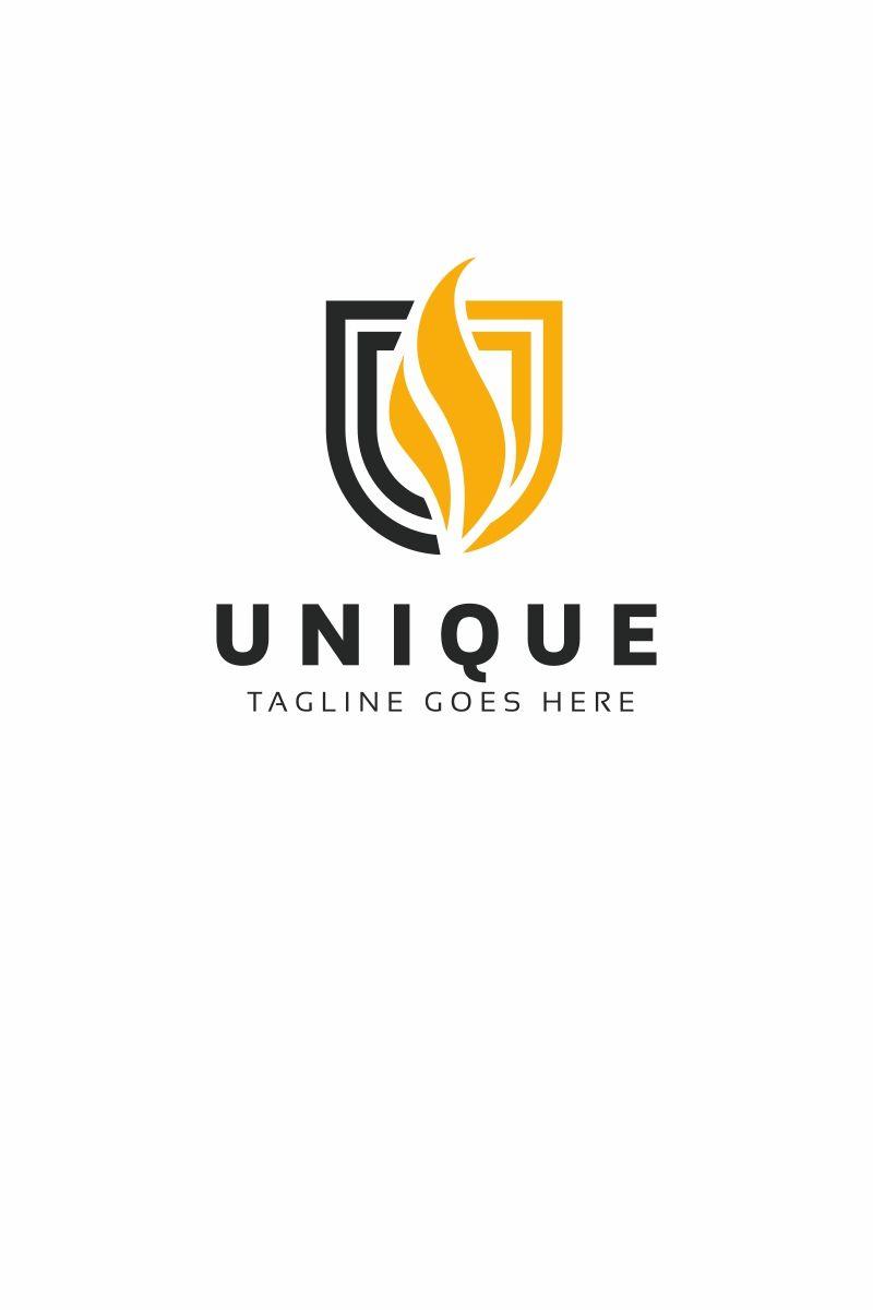 Unique U Logo - Unique U Letter Fire Logo Template. logo. Logos, Logo templates