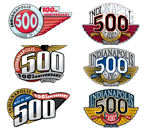 Indianapolis Logo - Indianapolis 500 100th Anniversary Logo - HOW Design