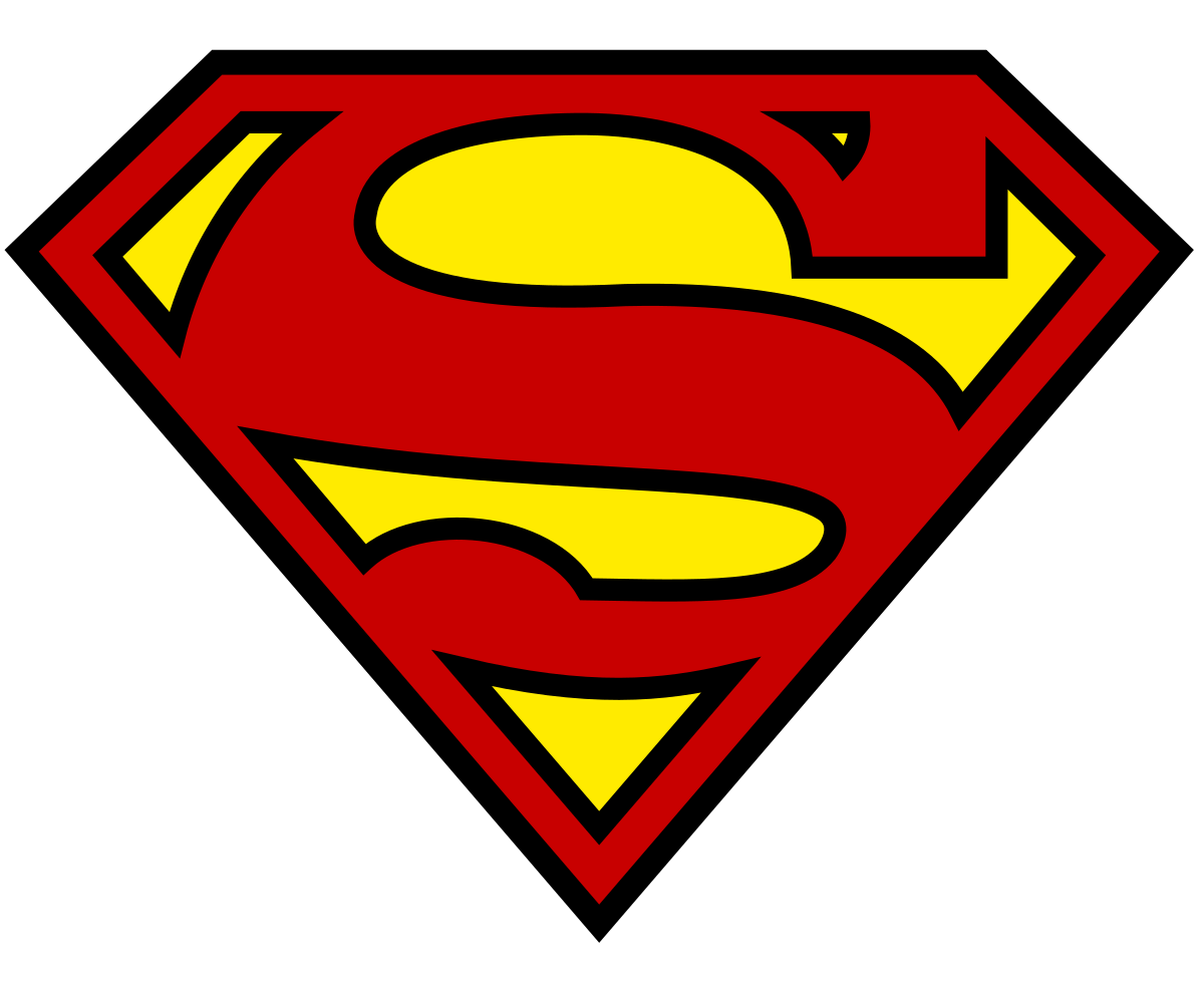 Red Symbol Logo - Superman logo